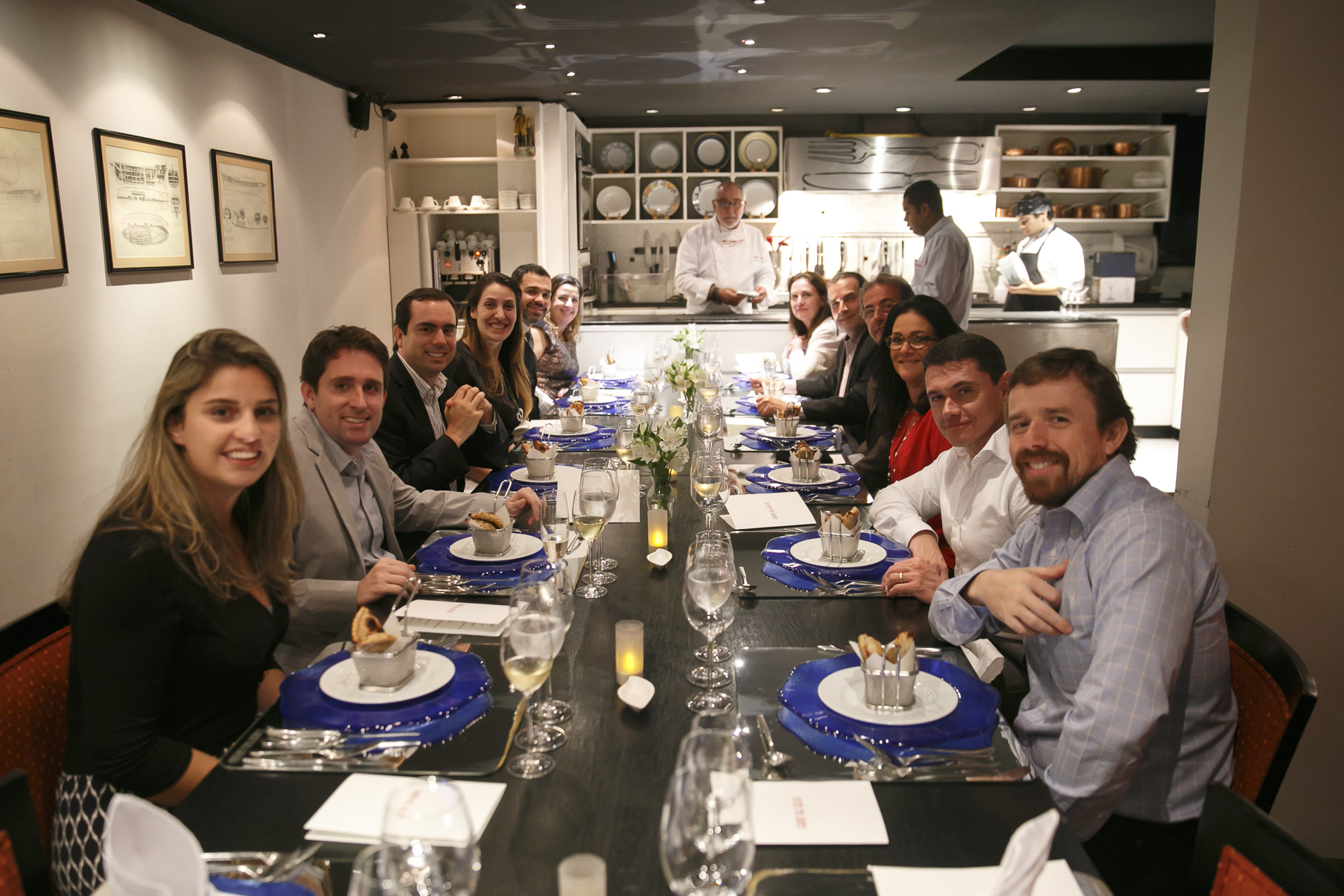 Jantar de premiação no From The Galley