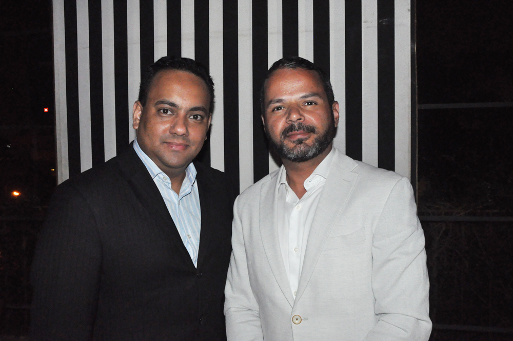 Josué Silva, da Aviareps, com André Raynoud, da Atout France