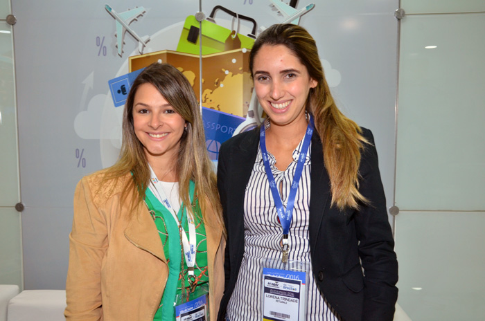 Julia Monte, da Setur Itatiaia, e Lorena Trindade, da Rituaali
