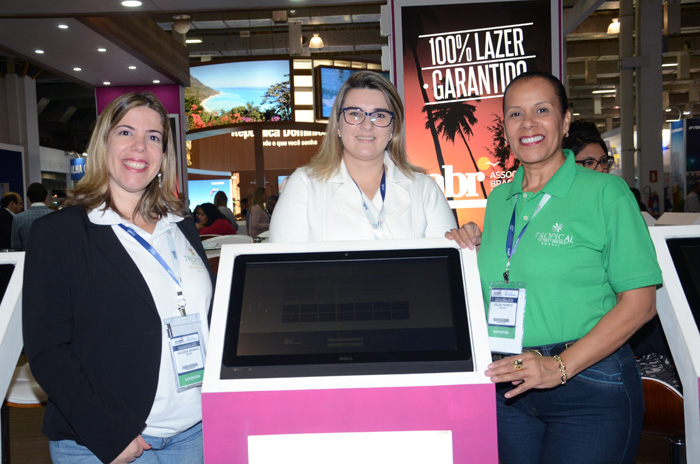 Juliana Aranha, Vanessa Acencio e Izilda Penido, do Tropical Hotels
