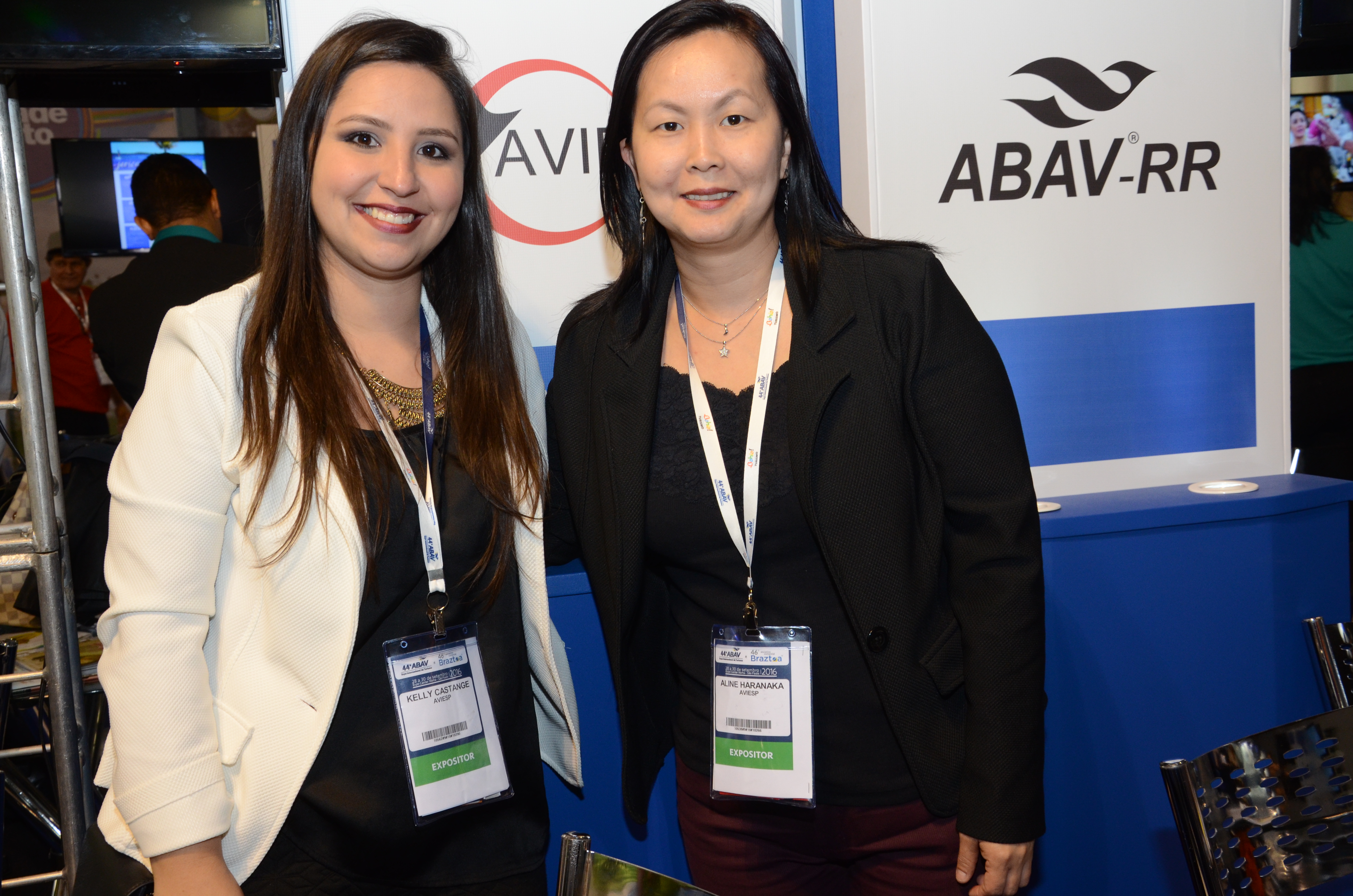 Kelly Castange e Aline Haranaka, da Aviesp