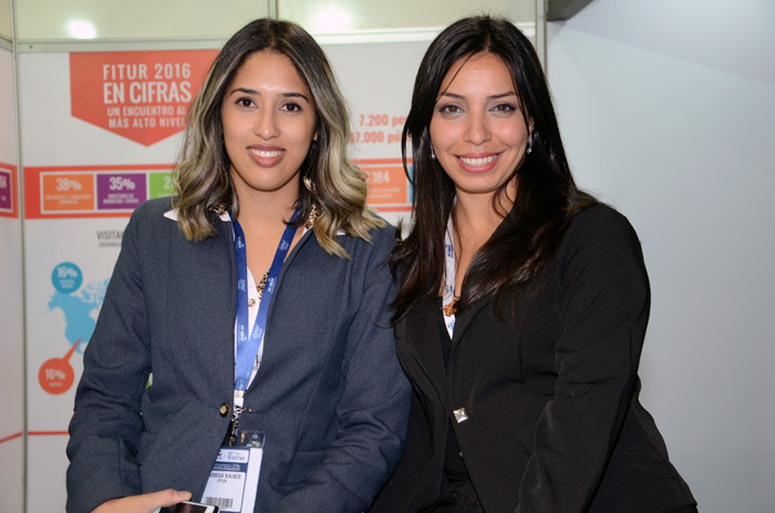 Larissa Xavier e Rita Garabedian, da FITUR