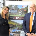 Lia Coutinho, gerente comercial do Le Canton, e Luis Calle, CEO da Camar