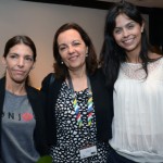 Nos cantos, Ligia Danesi e Fernanda Doria, da Hip Hotels, com Deborah Trunkl, da Queesberry
