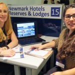 Lina Nel, da Newmark Hotels Reserves & Lodges, e Celia Lima, da Nova Operadora