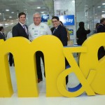 Luciano Macagno e Luiz Teixeira, da Delta, com Roy Taylor, do M&E
