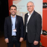 Marcelo Marques, da South African Tourism, e Altamiro Medici, da South African Airways