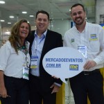 Mari MAsgrau e João Taylor, do M&E, com Ricardo Aly, da HPlus
