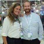 Mari Masgrau, do M&E, e Luiz Chimanovitch, da Argon Travel