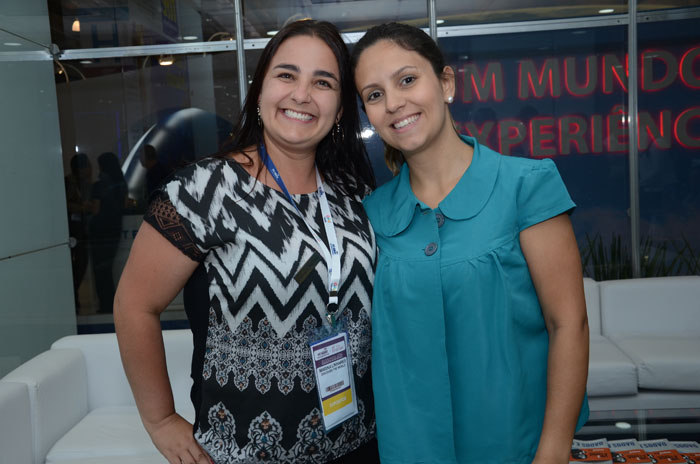 Marina Linhares, da Discover The World, e Mariana Garcia, da Expedia TAAP