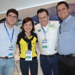 Mateus Sena, da Prime Câmbio, Ana PAula Kuba, da Hertz, Sergio Velloso, do M&E, e Clayton Ramos, da Atlas Operadora