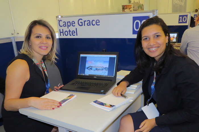 Melissa Bonello, do The Marketing Collection, e Erica Bortolotte, da CVC