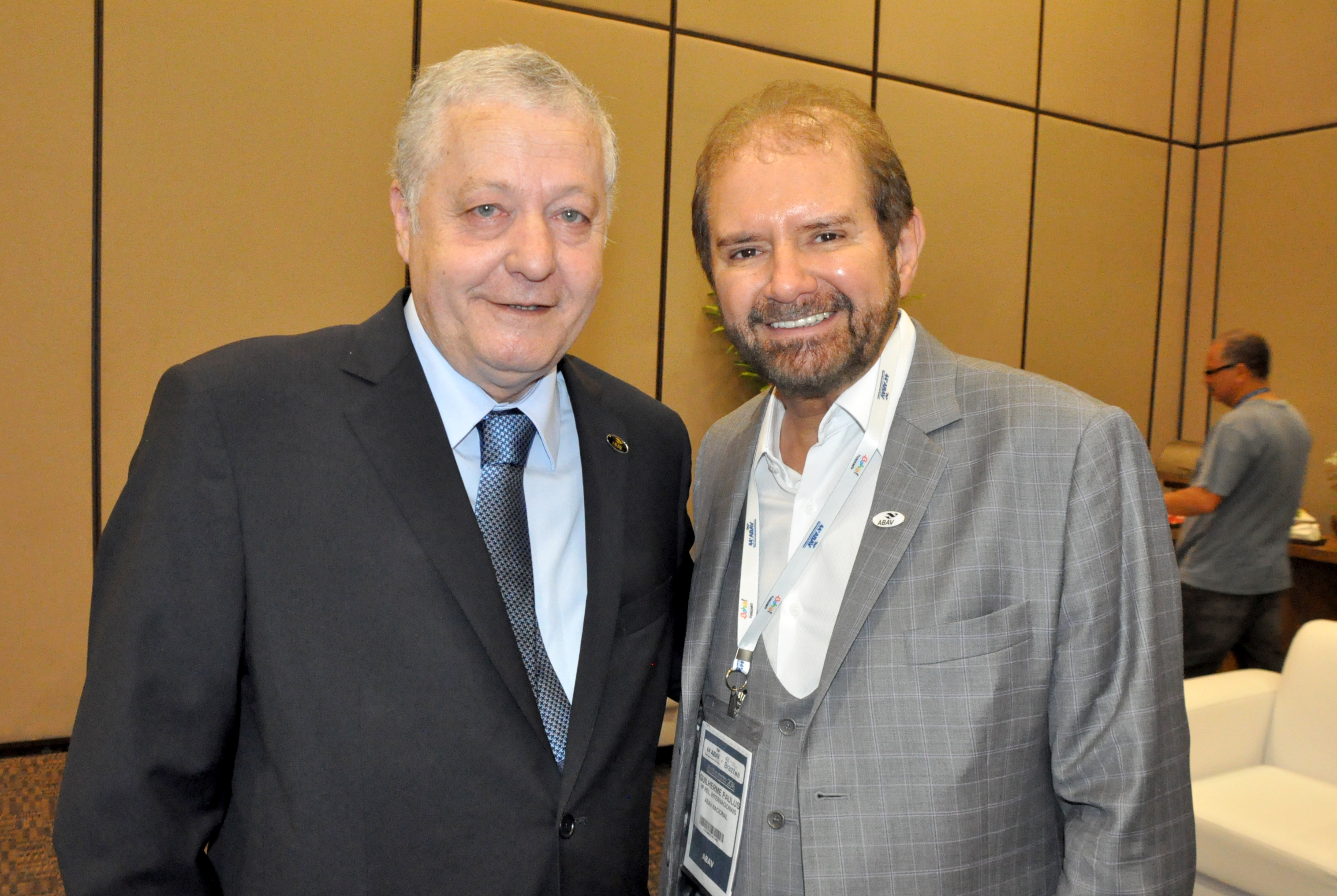 Mário Carvalho, da TAP, e Guilherme Paulus, da CVC Mário Carvalho, da TAP, e Guilherme Paulus, da CVC