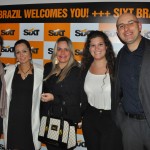 Natalia Laudisio, do M&E, com equipe da Movida, comandada pelo diretor comercial Jamyl Jarrus