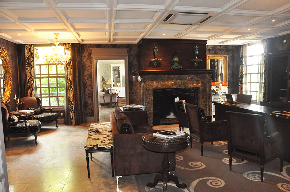No lobby do St Andrews, ambiente intimista