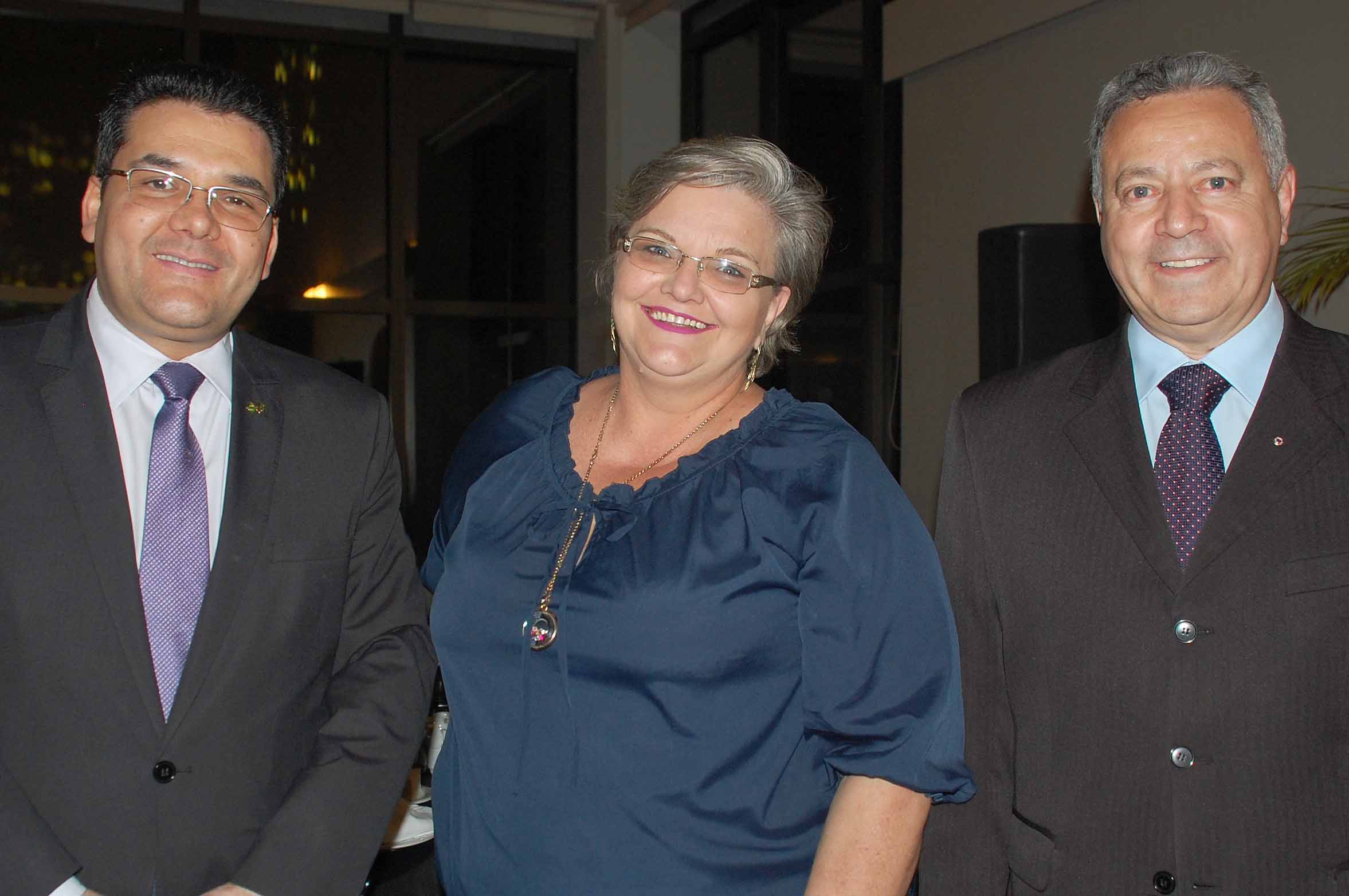 Odair Gonçalves, do Bourbon, Irianne Holler, do Recanto das Cataratas e Carlos Silva, do Sindhotéis
