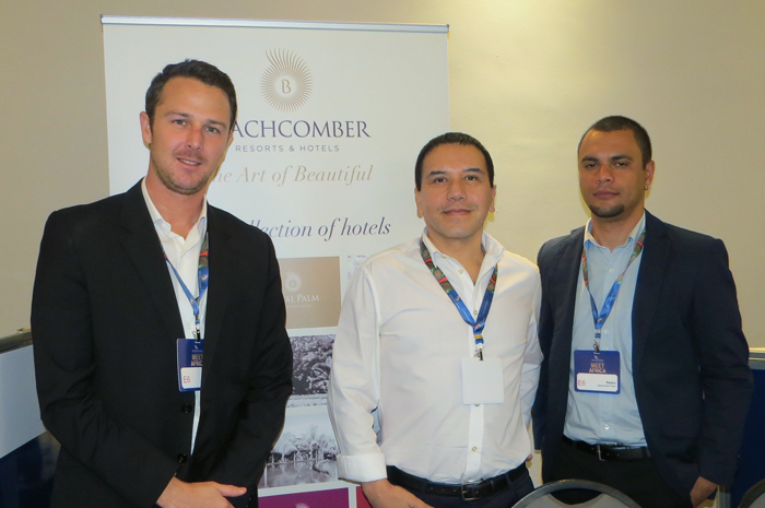 Olivier Lagane, da Beachcomber Resorts & Hotels, e Francisco Fermini, da Americanreps