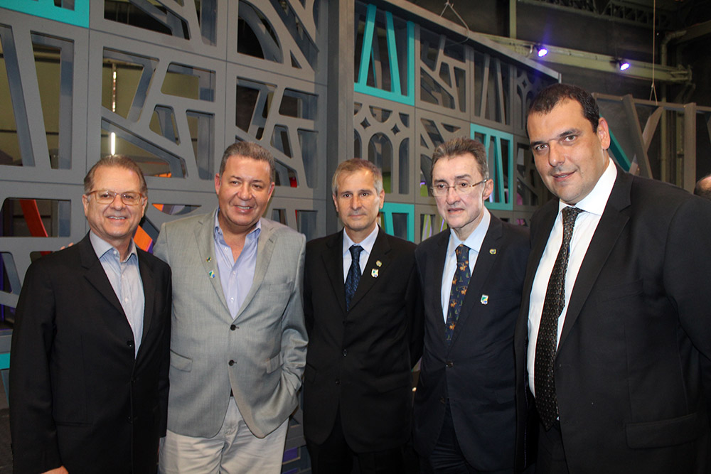 Orlando de Souza, Alexandre Sampaio, Claudio del Biano, Eraldo Alves e Luis Gustavo