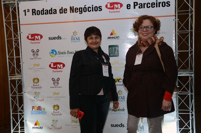 Otaciana Garcia e Marly Pinto, freelancers da LM Turismo
