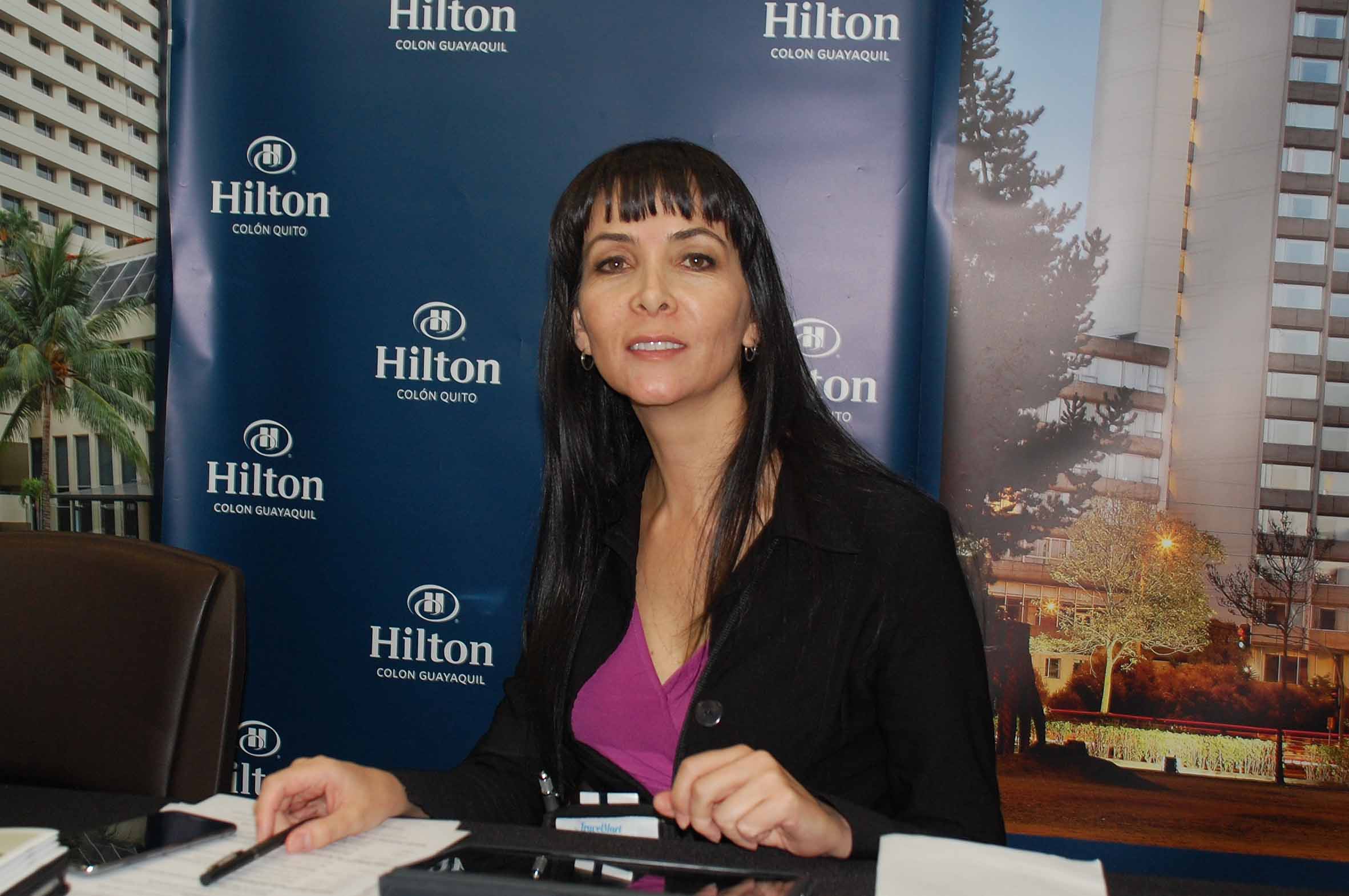 Paola Nuñez, do Hilton Quito Equador
