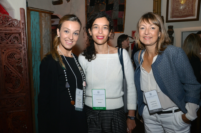 Patricia González, do Gran Meliá Fenix, Gabriela Figueiredo, do Matueté, e Alexia Beugnon, da Michel Reybier