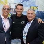 Paulo Perez, da Sky Operator, Alexandre Pinto, da Shift, e Celso Aredes, da Sky Operators