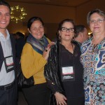 Pedro Micchi e Helida Silva, do Porto Bay, Deborah Pereira, da Passion Brazil e Maria José Portinho, do Manacá Hotel Cataratas