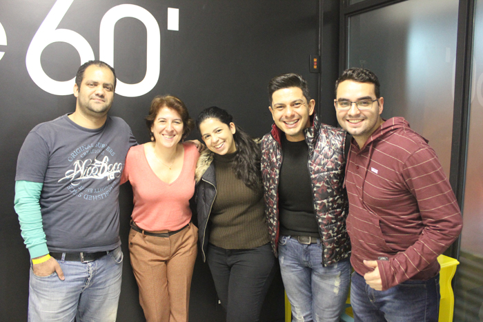 Renato Coelho, Valquiria Oliveira, Danielle Carvalho, Wagner Paes e Igor Soares, da AD Turismo Renato Coelho, Valquiria Oliveira, Danielle Carvalho, Wagner Paes e Igor Soares, da AD Turismo