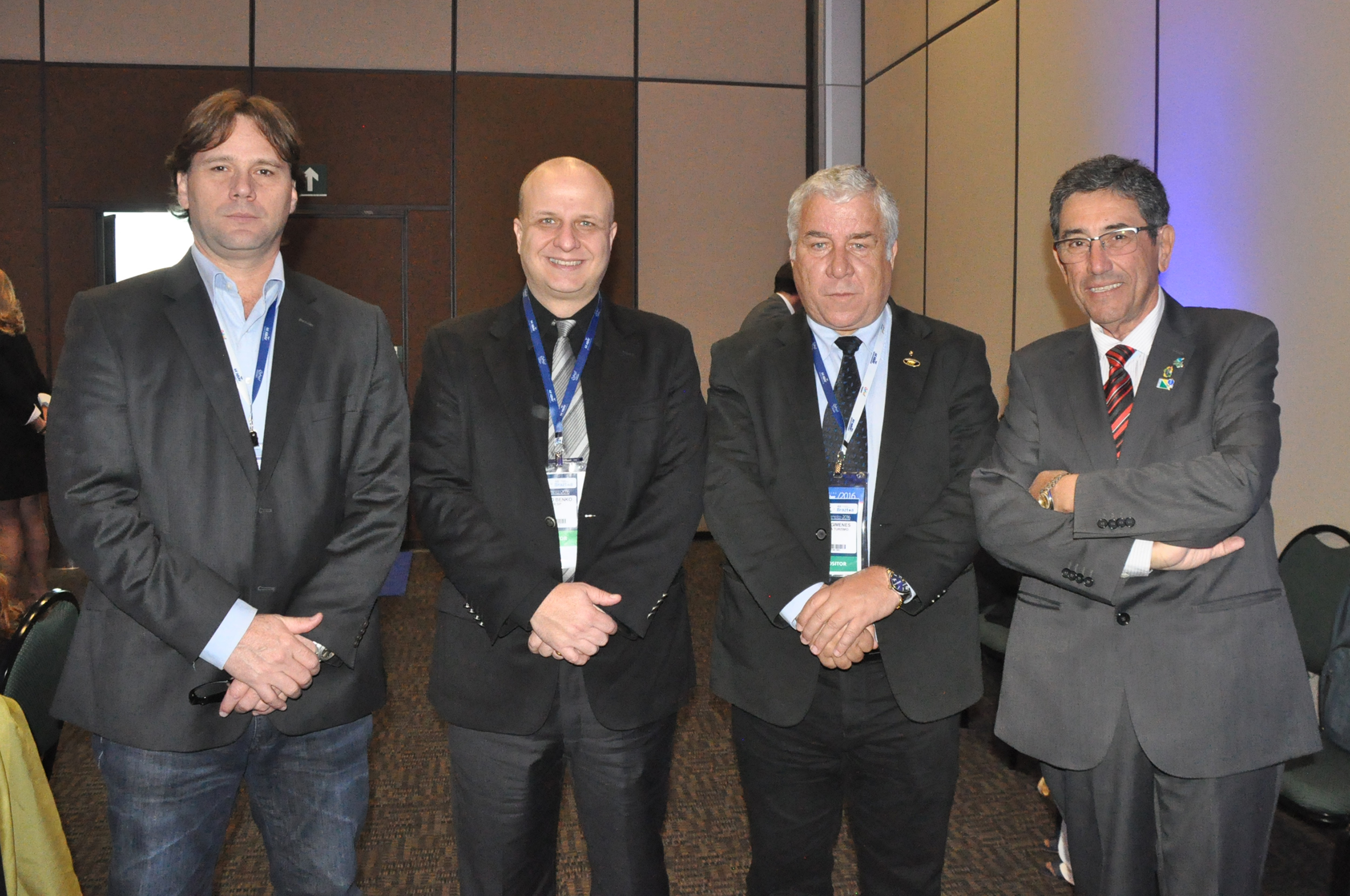 Renato Roscoe, da MS, Laércio Benko, de SP, Manoel Gimenez, de PR, e Abdon Barreto, de RS