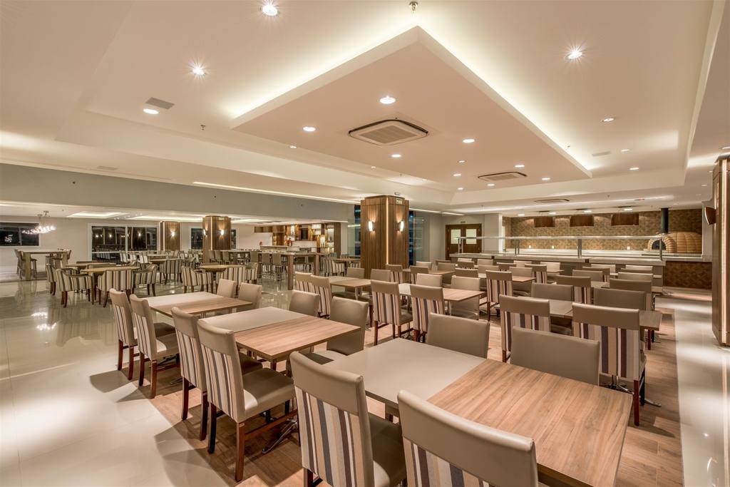 O restaurante é opção de boa gastronomia