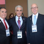 Ronaldo Valtrick, Marcos Balsamão e Francisco Leme, da Abav