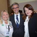 Rosa Masgrau, do M&E, Marco Ferraz, da Clia Abremar, e Magda Nassar, da Braztoa