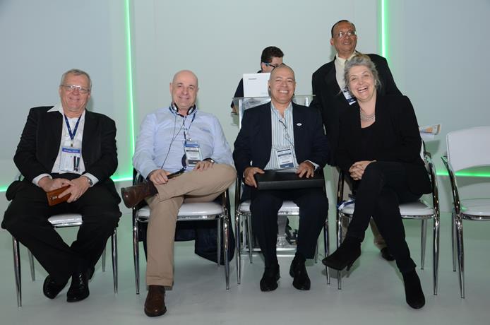 Rubens Regis, do Costão do Santinho, Roberto Bacovis, da Abav PR, Ney Gonçalves, da Abav Nacional, e Andrea Roque, do Turismo Rural
