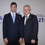 Rubens Schwartzmann, da Abracorp, e Edmar Bull, da Abav