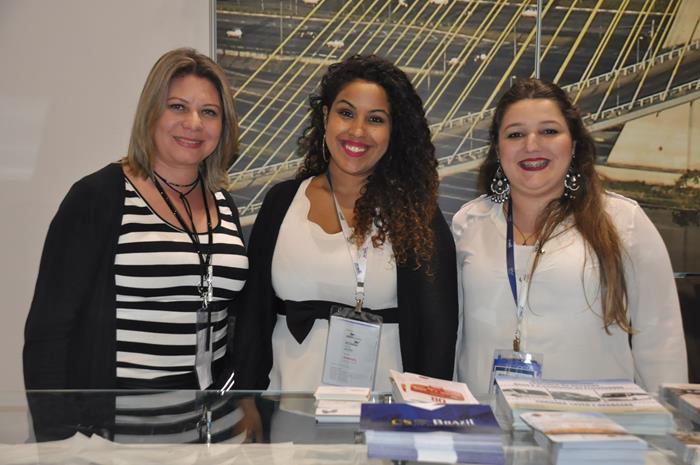Sara Souza, Taciane Oliveira e Camila Oliveira, do SPCVB