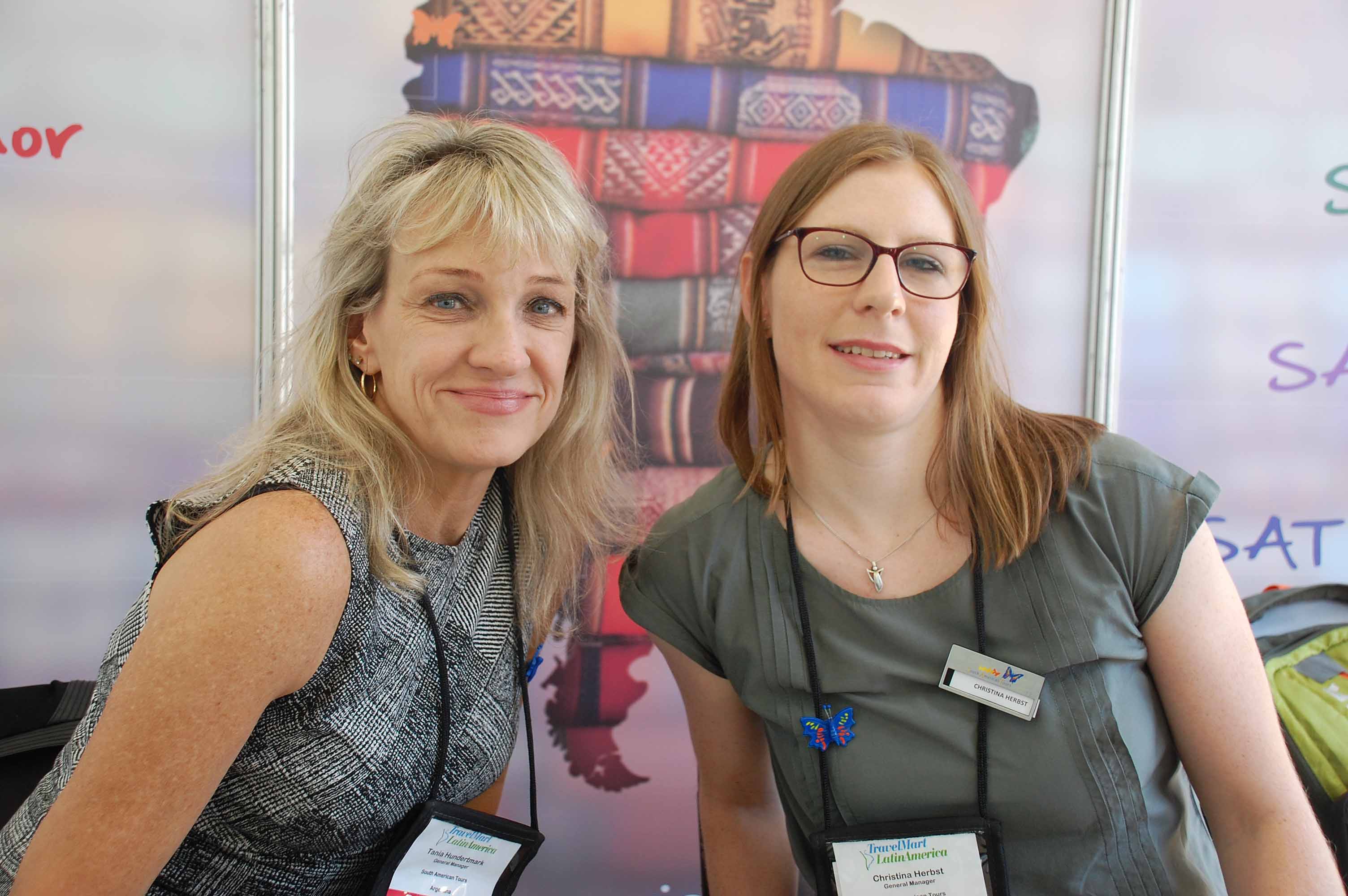 Tania Hundertmark e Christina Herbst, da South American Tours de Buenos Aires