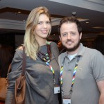 Tatiana Jardim, da Unique Destinations, e Danilo Fiorani, da OWT