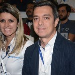 Thais Medina, da Trend Operadora, e Ricardo Assalim, do Hackathon Viagens