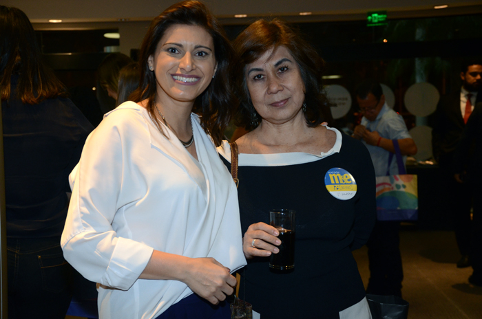 Thais Siqueira, da CVC, e Martha Shizue Ogata, da Alfainter Thais Siqueira, da CVC, e Martha Shizue Ogata, da Alfainter