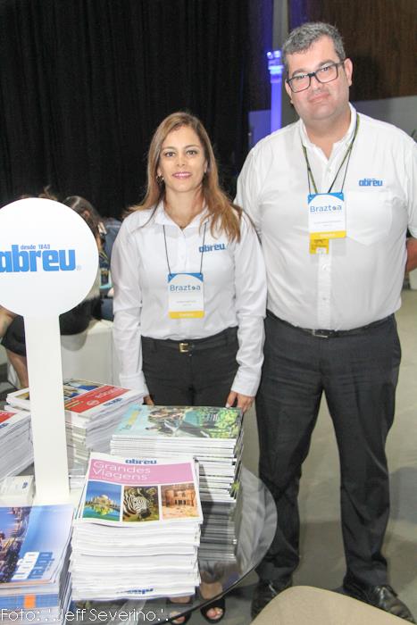 Abreu foi uma das expositoras Abreu foi uma das expositoras