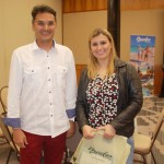 Agostinho Netto, da CTT Operadora, e Lilian Gramari, da Moana Viagens
