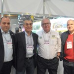 Alberto Cestrone, do Infinity Blue, Alberto Alves, do MTur, Roy Taylor, do M&E, e Luis Calle, da Camar