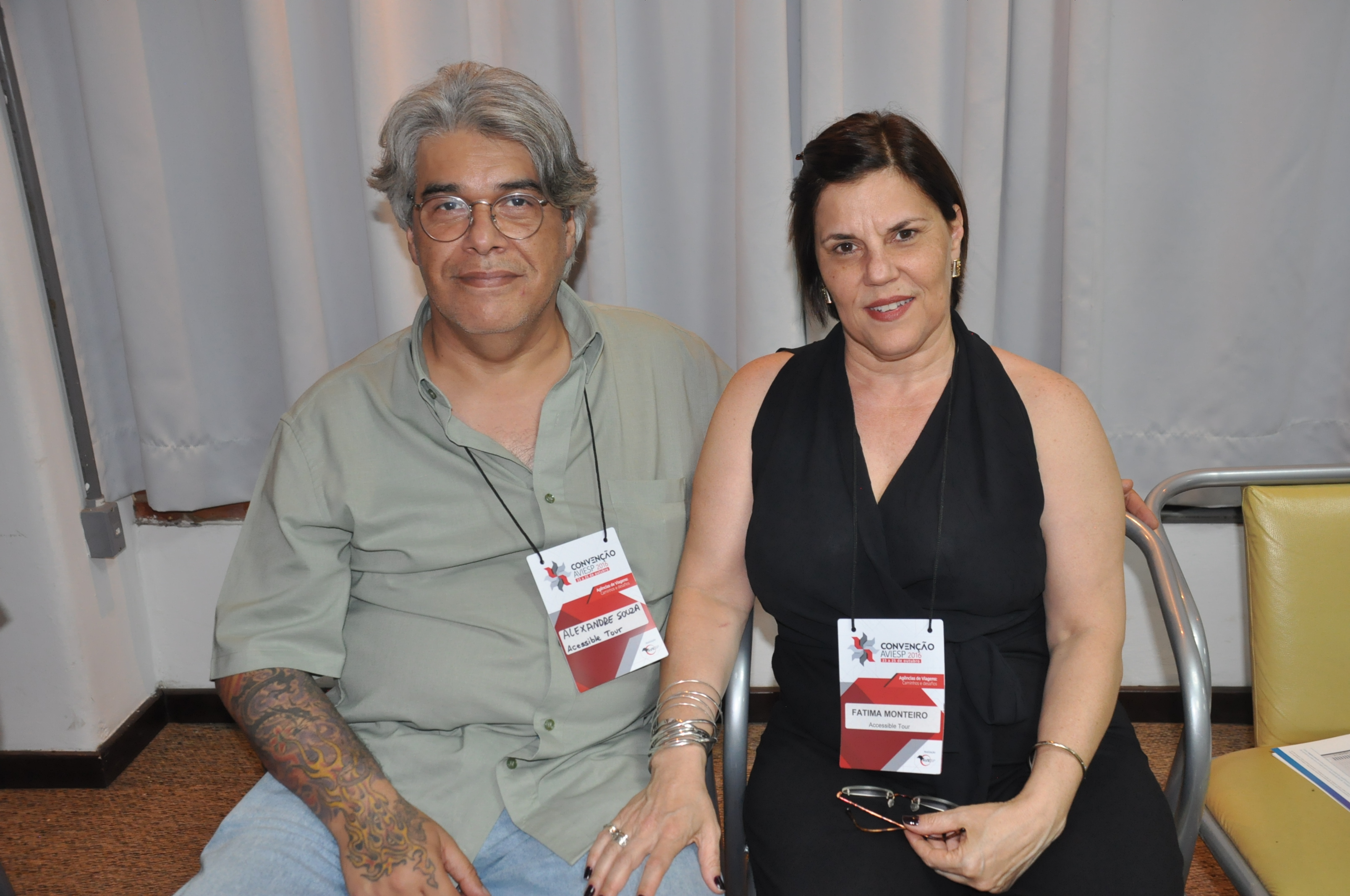 Alexandre Souza e Fátima Monteiro, da Accessible Tour