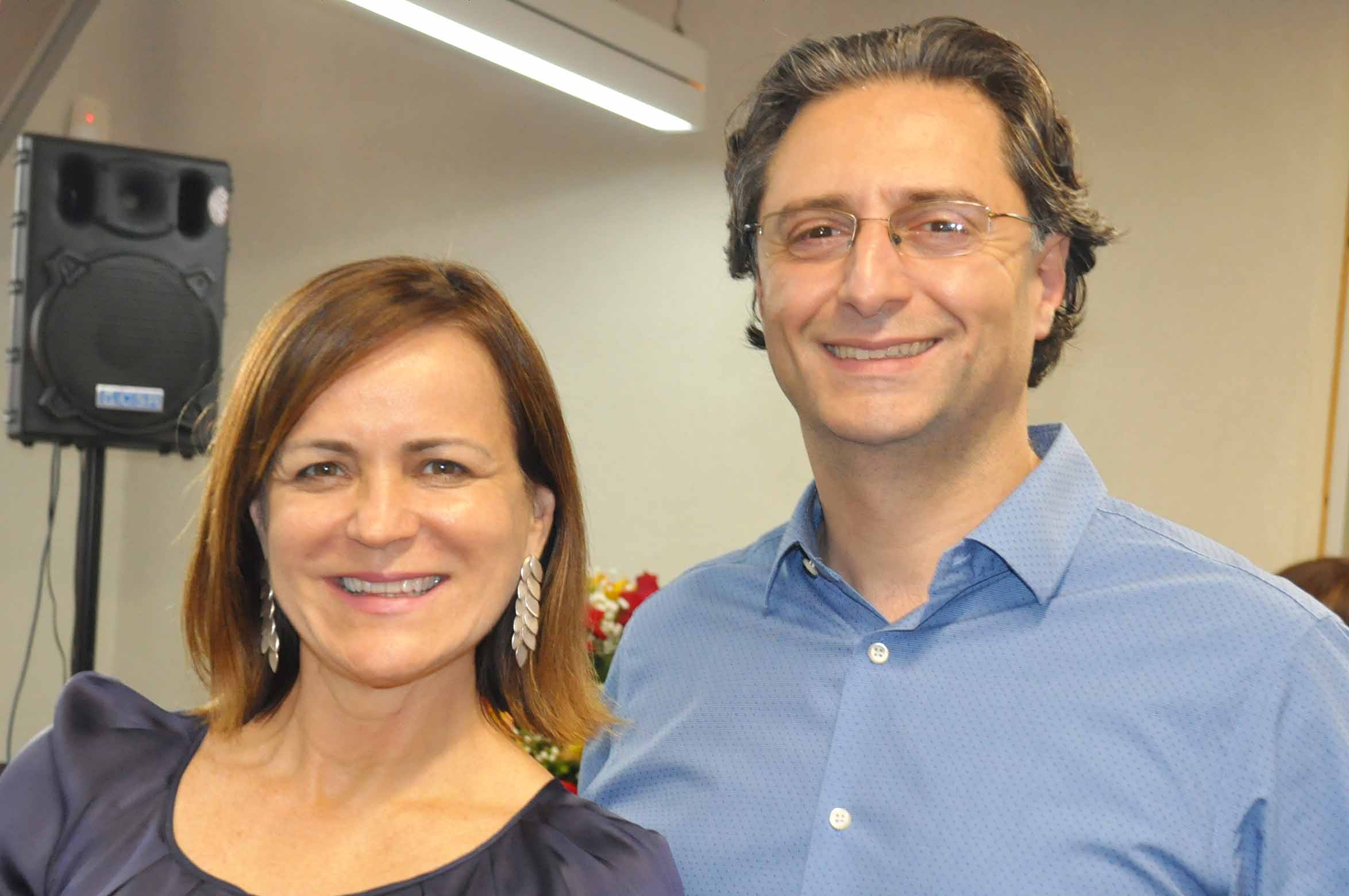 Ana Maria Donato, da Imaginadora e Maurício Alexandre, do Seaworld