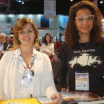 Andréa Raedar, gerente de Congressos e Eventos do Rio CVB, e Tatiana Paixão, da Pousada Riacho dos Cambucás