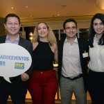 Anselmo Breves, Marta Lobo e Rogerio Mendes, da CVC, e Luciana Fernandes, do M&E
