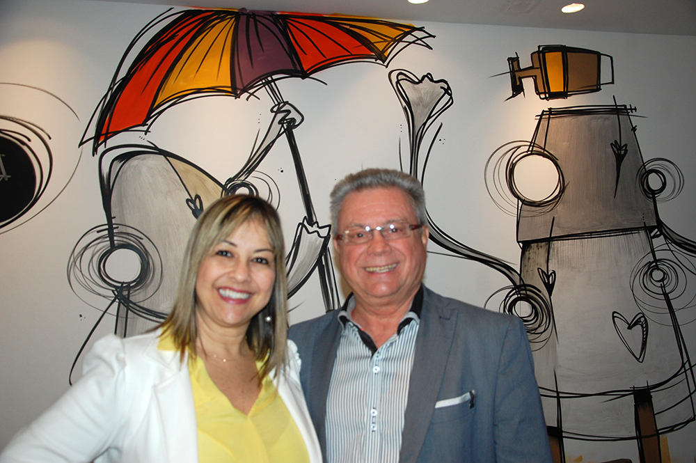 Cristina Mattos com Douglas Viegas Cristina Mattos com Douglas Viegas