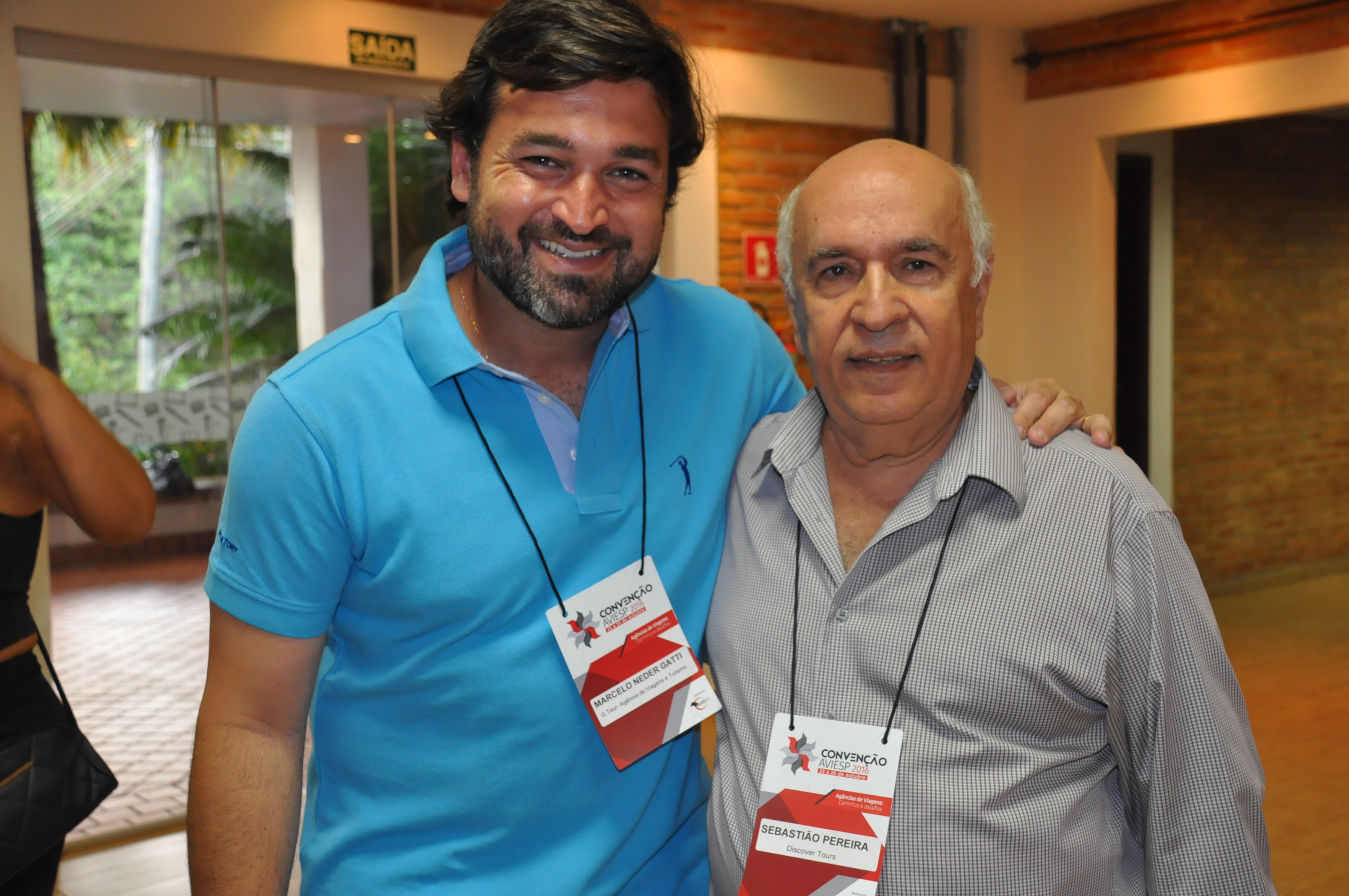 Marcelo Neider da G. Tour e Sebastião Pereira da Discover Tours Marcelo Neider da G. Tour e Sebastião Pereira da Discover Tours