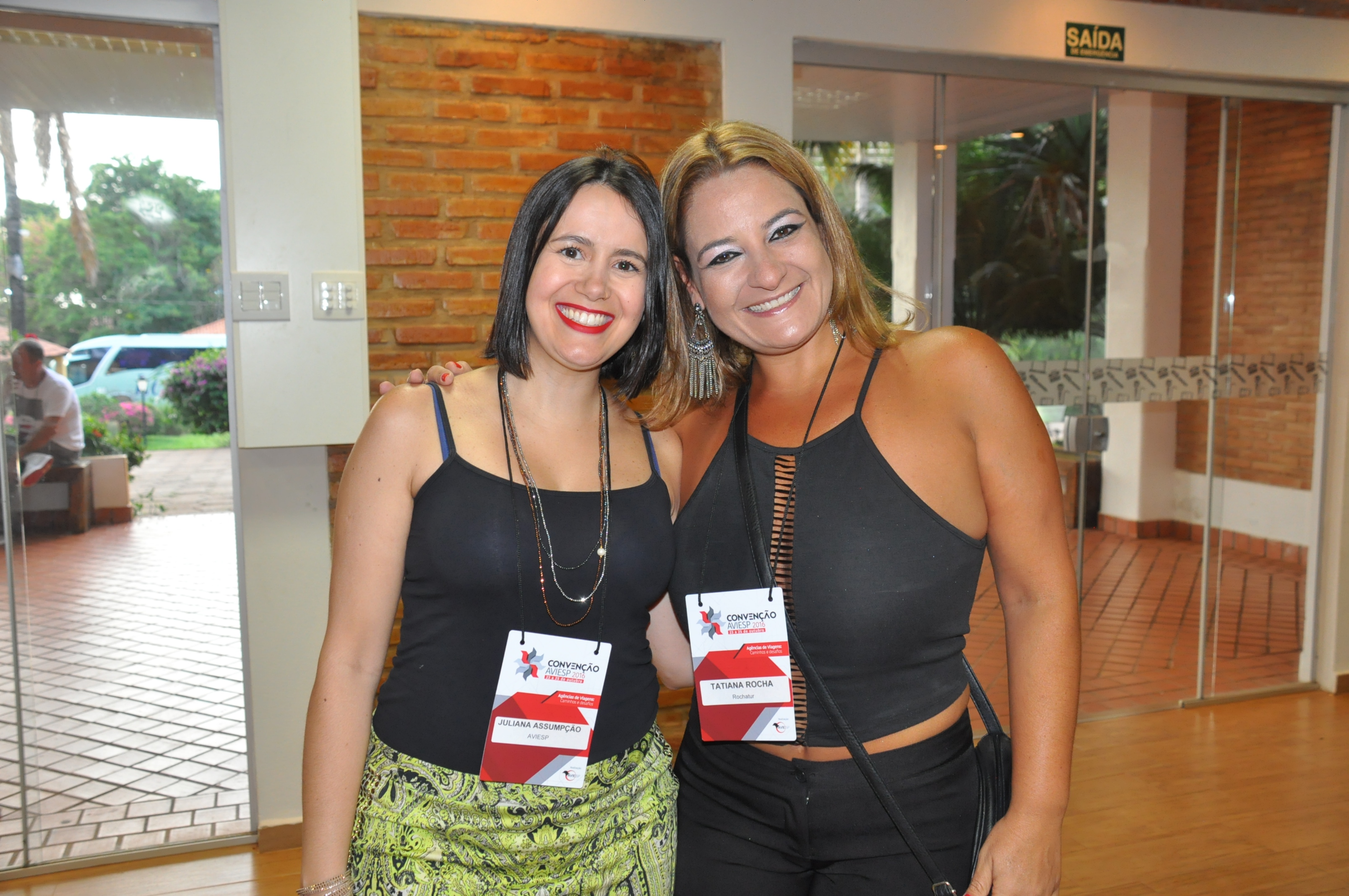 Juliana Assumpção da Aviesp e Tatiana Rocha da Rochatur Juliana Assumpção da Aviesp e Tatiana Rocha da Rochatur