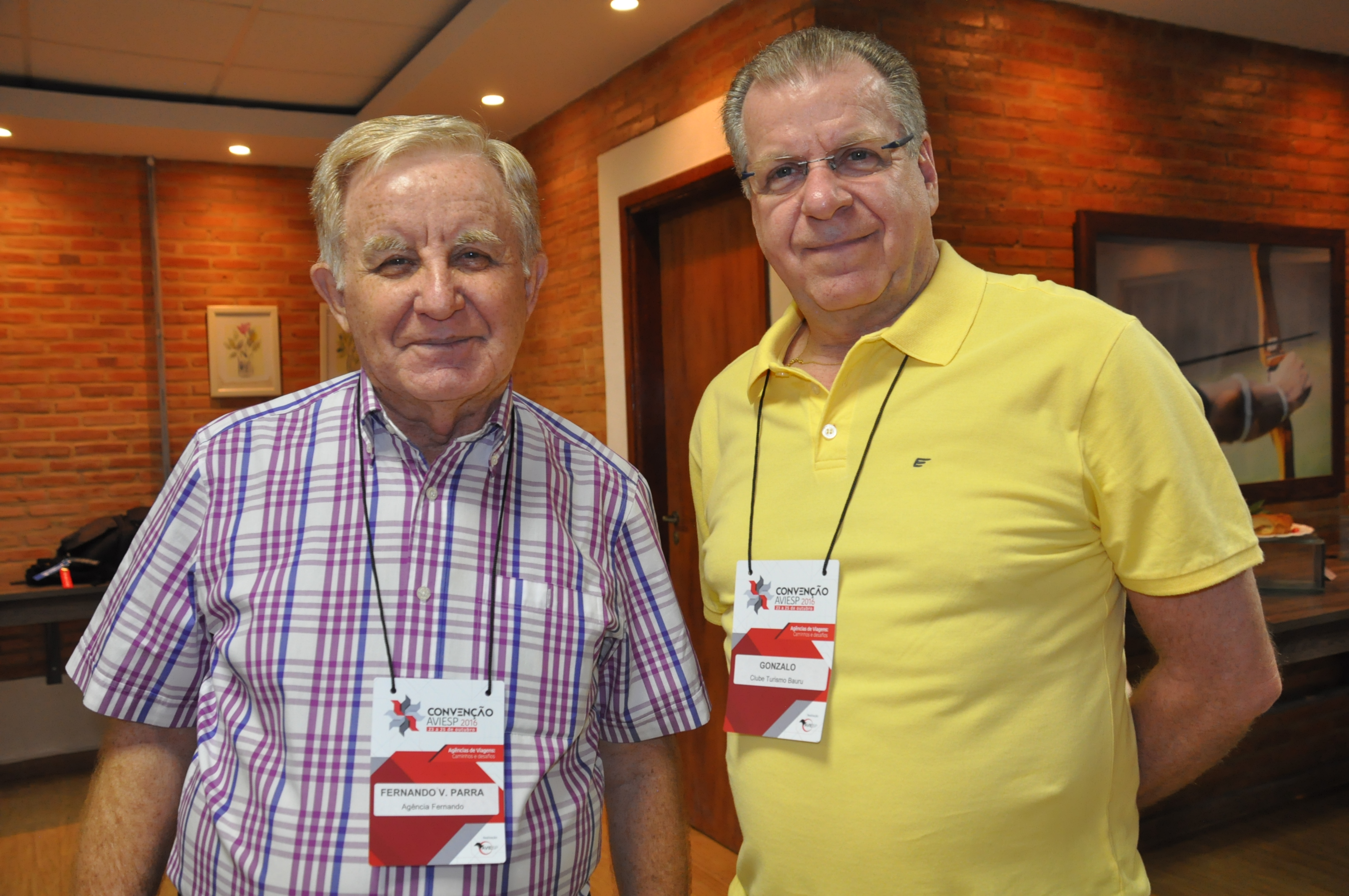 Fernando Parra da Agência Fernando e Gonzalo do Clube Turismo